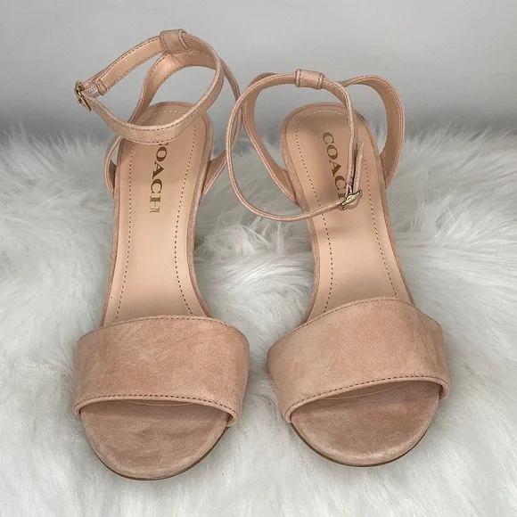 Coach | Suede Regina Sandal - Beachwood - Picture 7 of 12